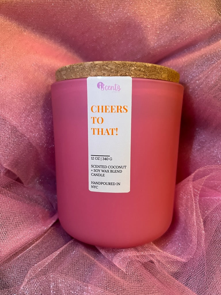 Cheers to That! Candle
