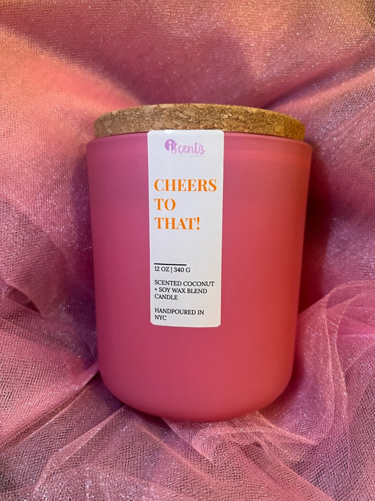 Cheers to That! Candle